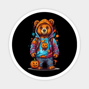 Halloween Bear - Cute Cartoon Bear Magnet